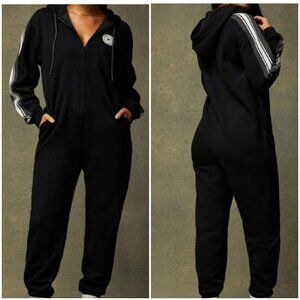 Fabletics Hooded Fleece Onesie Sweatsuit